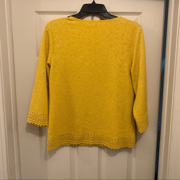 Chances R Mustard Blouse. Women’s Small - Picture 2 of 7